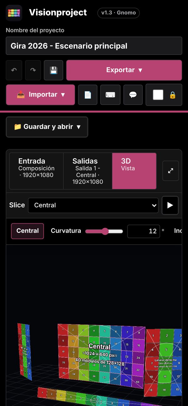Vista 3D en el iPhone